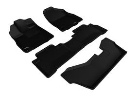 Tapete para Carro 3D MAXpider Kagu Preto para Acura MDX 2014-20 Tapete para Carro 3D MAXpider Kagu Preto para Acura MDX 2014-20