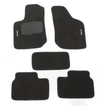 Tapete para Carro Carpete Personalizado Celta 00/ Preto 5 Peças