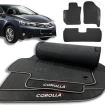 Tapete Para Carro Corolla 2008 A 2017 Linha Borracha Alta Qualidade Personalizado Bordado