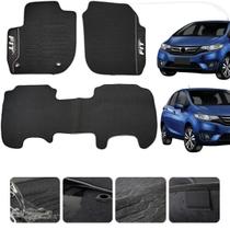 Tapete Para Carro Fit 2015 2016 2017 2018 2019 2020 2021 2022 2023 Borracha Personalizado Alta Qualidade