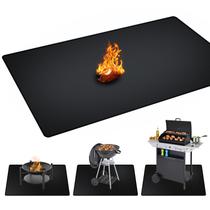 Tapete para Churrasqueira rumlick 122 x 76 cm à Prova de Fogo, Resistente a Óleo e Impermeável