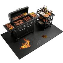 Tapete para Churrasqueira Rymtox 229 x 132 cm, à Prova de Fogo, Impermeável, para Churrasco Tapete para Churrasqueira Rymtox 229 x 132 cm, à Prova de Fogo, Impermeável, para Churrasco