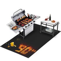 Tapete para Churrasqueira TOHONFOO 229 x 122 cm Resistente ao Calor 0,6 mm