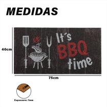 Tapete para Churrasqueira Vinil 40cm x 75cm - Kapazi