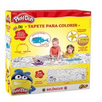 Tapete para colorir bilingue playdoh fun