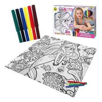 Tapete Para Colorir Infantil Lavável Com Canetinhas - Atacarejo Kids