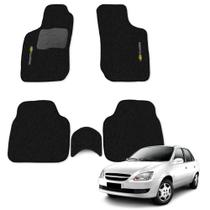 Tapete para Corsa Classic 2003 a 2016 Preto Jogo 5 Peças Carpete Automotivo Tapete para Corsa Classic 2003 a 2016 Preto Jogo 5 Peças Carpete Automotivo