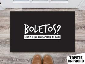 tapete para cozinha 60x40cm - Estampa Boletos No Apartamento ao lado tapete para cozinha 60x40cm - Estampa Boletos No Apartamento ao lado