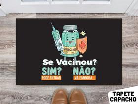 tapete para cozinha 60x40cm - estampa se vacilou comigo sim ou nao