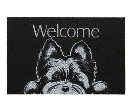 Tapete para Entrada Super Pint Preto Welcome Yorkshire 40x60cm - Kapazi