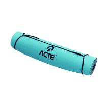 Tapete para exercícios yoga mat master t137-azul - acte sports