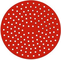 Tapete para Fritadeira Eletrica Redondo 20cm - Forro Air Fryer - Ar frai - airfryer - Silicone reutilizável - PANAMI