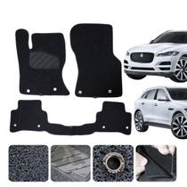 Tapete para Jaguar Fpace 2017 À 2024 Alto Padrão Luxo Linha Robusta 12 mm Original Lanzi Grafite Tapete para Jaguar Fpace 2017 À 2024 Alto Padrão Luxo Linha Robusta 12 mm Original Lanzi Grafite