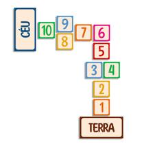 Tapete para Jogo de Amarelinha Kids Céu e Terra Tapete para Jogo de Amarelinha Kids Céu e Terra