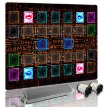 Tapete para Jogo de Cartas Extalas Yugioh 61x36 cm Costurado Grande Tapete para Jogo de Cartas Extalas Yugioh 61x36 cm Costurado Grande