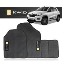 Tapete para Kwid 2018 a 2025 Borracha Automotivo Impermeável 4 Peças