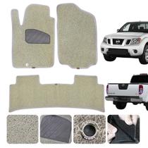 Tapete para Nissan Frontier 2008 09 10 11 12 13 2014 15 2016 Attack Borracha Capacho Vinil 12mm Bege