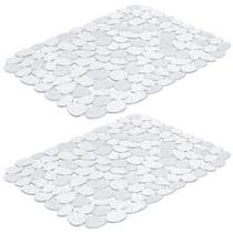 Tapete para Pia Bligli em PVC Ecológico com Design de Seixos 40 x 30 cm, 2 unidades Tapete para Pia Bligli em PVC Ecológico com Design de Seixos 40 x 30 cm, 2 unidades