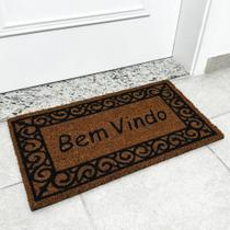 Tapete Para Porta Bem Vindo Fibra de Coco Capacho Vários Modelos