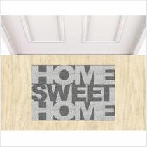 Tapete para porta home sweet cor cinza. Tapete para porta home sweet cor cinza.