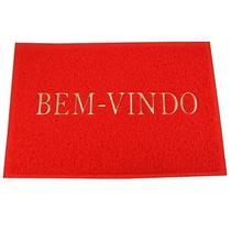 Tapete Para Porta Vinil Cor Vermelho CK1254 - CLINK