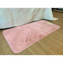 Tapete Para Quarto Antiderrapante Fluffy Toque Pele Coelho Felpudo - APPLE