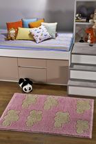 Tapete para Quarto Jazz Kids 1,00 x 1,50 m Nuvem Rosa