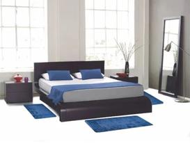 Tapete Para Quarto Kit 3 Peças Pelo Macio Beira De Cama antiderrapante