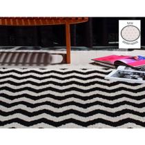 Tapete para Sala 100 x 150 cm Art Black e White Desenho 07 Oasis - Oásis Tapete para Sala 100 x 150 cm Art Black e White Desenho 07 Oasis - Oásis