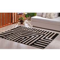 Tapete para Sala 100 x 150 cm Art Black e White Oasis
