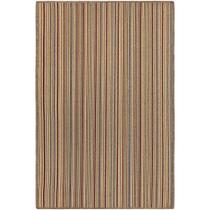 Tapete Para Sala Aruba Linhas Marrom 1,00x1,50m