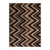 Tapete para Sala Classic Chevron 79 Caramelo 1,00X1,50M