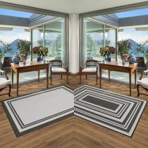 Tapete Para Sala Dupla Face Quadro 1,33x1,90 São Carlos