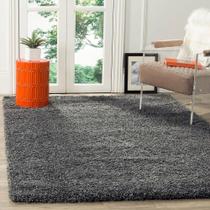 Tapete para Sala e Quarto Peludo Luxo Casa Dona 200x250cm Prata Platinum