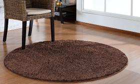 Tapete Para Sala e Quarto Redondo 1,00m Classic Oasis