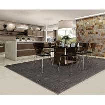 Tapete Para Sala Elegant Dark Gray 2,00x3,00 São Carlos
