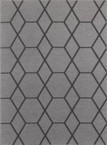 Tapete Para Sala Eva Antiderrapante Funcional Hexagonal 2,00 x 2,50 Grafite J Serrano Tapete Para Sala Eva Antiderrapante Funcional Hexagonal 2,00 x 2,50 Grafite J Serrano