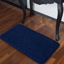 Tapete Para Sala Felpudo Melody Azul 0,47X0,90M Jolitex Tapete Para Sala Felpudo Melody Azul 0,47X0,90M Jolitex