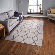 Tapete Para Sala Funcional Hexagonal 60 Areia 1,00x1,50m Tapete Para Sala Funcional Hexagonal 60 Areia 1,00x1,50m
