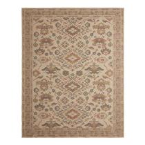 Tapete para Sala Funcional Medalhao 72 Bege 1,00X1,50M