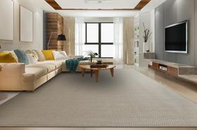 Tapete para sala Grande Artesanal Look Amor Perfeito - 6 Cambraia - 200x300 cm - Lavável, Antiderrapante e Durável