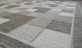 Tapete para sala grande Natural Look Tabuleiro-A 200x300 cm