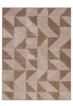 Tapete Para Sala Jazz Antiderrapante Alto Relevo Felpudo Pelo Baixo 1,50m x 2,00m Des 06 Trigo Oasis
