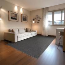 Tapete Para Sala Lumiere Grafite 2,00x3,00 São Carlos