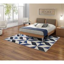 Tapete Para Sala Lyre Azul 2,00x2,50 São Carlos