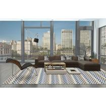 Tapete Para Sala Lyre Azul Bc 3,00x4,00 São Carlos Tapete Para Sala Lyre Azul Bc 3,00x4,00 São Carlos