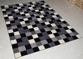 Tapete para sala Marbella Nuance Miracle Pathwork Black 150x200 cm