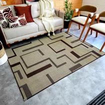 Tapete Para Sala Marrom Sisal 1m x1,50 Facil Limpar Lancer Tapete Para Sala Marrom Sisal 1m x1,50 Facil Limpar Lancer