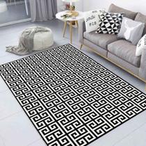 Tapete para Sala ou Escritório Antiderrapante Sem Pelo Geometrico Maze Casa Dona Tapete para Sala ou Escritório Antiderrapante Sem Pelo Geometrico Maze Casa Dona