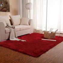 Tapete para Sala Premium 200x300cm Vermelho